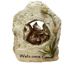 Ganz Welcome Squirrel in a Rock yard Art Outdoor Yard Decor 5 inches hig... - £3.96 GBP