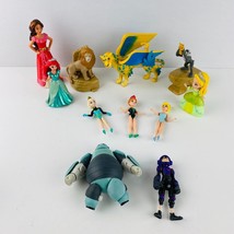 Disney Kids Charactor Toy Lot Big Hero Elena Avalor Leopard Princesses Hamada + - £22.20 GBP