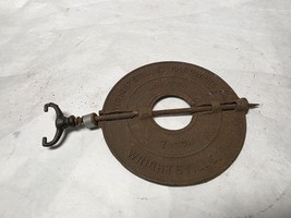 Wrightsville Hardware Wrightsville PA. 7&quot; Monarch Stove Damper Pat. Oct.... - $652.21 MXN