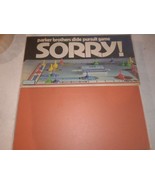 Vintage Parker Brothers 1972 Sorry Board Game 100% complete! - £19.41 GBP