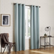 Sun Zero Thermal Insulated 100% Blackout Grommet Curtain Panel 50&quot; X 63&quot; Mineral - £9.37 GBP