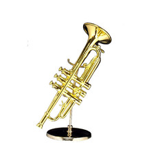 Broadway Gifts 5 inch Gold Trumpet with Case - £24.68 GBP