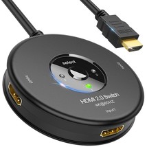 Hdmi Switch 4K 60Hz, 3 In 1 Out Hdmi Splitter For Hdtv/Xbox/Ps5/Fire Stick/Dvd P - £25.57 GBP