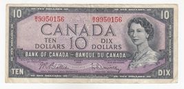 Canada, 10 Dollars, 1961-72, Bank of Canada, P79, XF-
show original titl... - $39.33