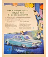 FORD FAIRLANE - Compact Cars Right Price Right Size - 1962 Vintage Print Ad - $11.82