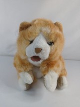 Folkmanis Orange Tabby Kitten 7.5&quot; Plush Full Body Hand Puppet Stuffed Animal - £15.17 GBP