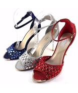 Chic by Lady Couture Honey High Heel Ankle Strap Dressy Sandals Choose S... - £19.16 GBP