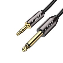 J&amp;D 6.35mm (1/4 inch) TS to 3.5mm (1/8 inch) TRS Cable, Gold-Plated 1/4 inch Mal - £20.44 GBP