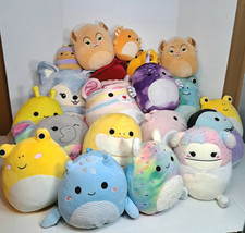 Lot Of 20 Squishmallows Plush Stuffed Animals Zozo Lion King Squid Axolotl Toys  - £37.59 GBP