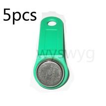 DS1990A-F5 TM Card iButton tag with holder of Access control Sauna Lock 5P Green - £5.86 GBP