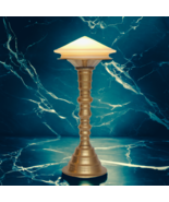 Art Deco Design Lamp Light &quot; Golden Rocket &quot; Brass Lamp Collector&#39;s Item... - $345.83