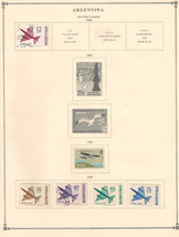 ARGENTINA 1965  Very Fine  Mint &amp; Used Air Post Stamps Hinged on list - £0.87 GBP