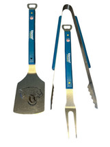 Jacksonville Jaguars 3 Piece BBQ Grill Tools Tongs Spatula Fork - $376.14 MXN