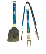 Jacksonville Jaguars 3 Piece BBQ Grill Tools Tongs Spatula Fork - $19.79