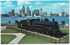 Postcard Train City Of Windsor Steam Locomotive Windsor Ontario - £3.88 GBP