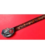 US MARINE CORP Genuine Leather Belt &amp; Epoxy USMC Buckle (28&quot;-54&quot; waist) ... - $60.72 CAD