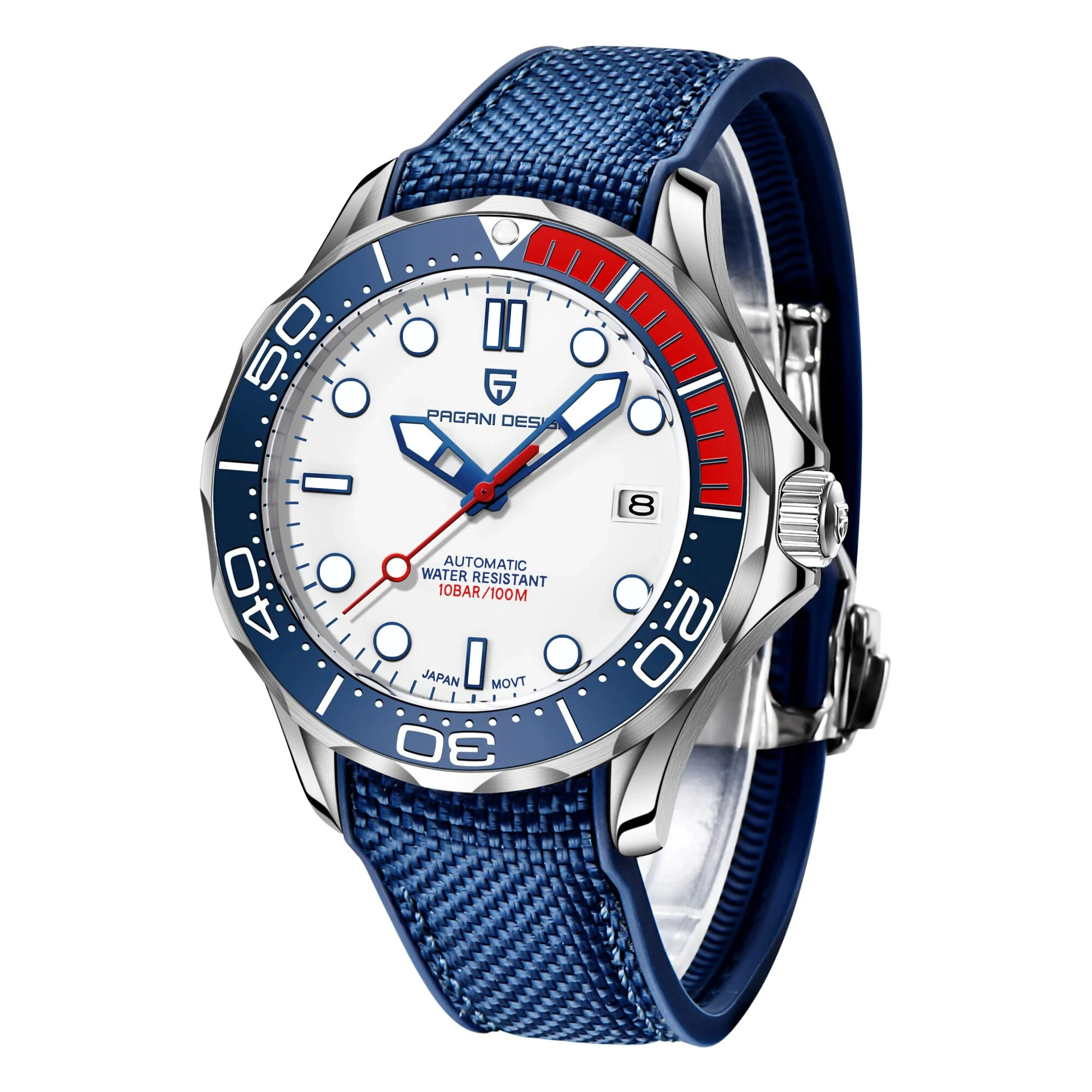 New 007 Mesh belt Watches Luxury Automatic Watch For Men Fashion Mechani... - £255.24 GBP