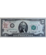 US$2 Brand New Uncirculated Banknote Postmarked April 13, 1976 First Day... - $421.78 MXN