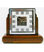 1930 Art Deco Smiths Oak and Bakelite Mystery Clock - $4,189.56 MXN