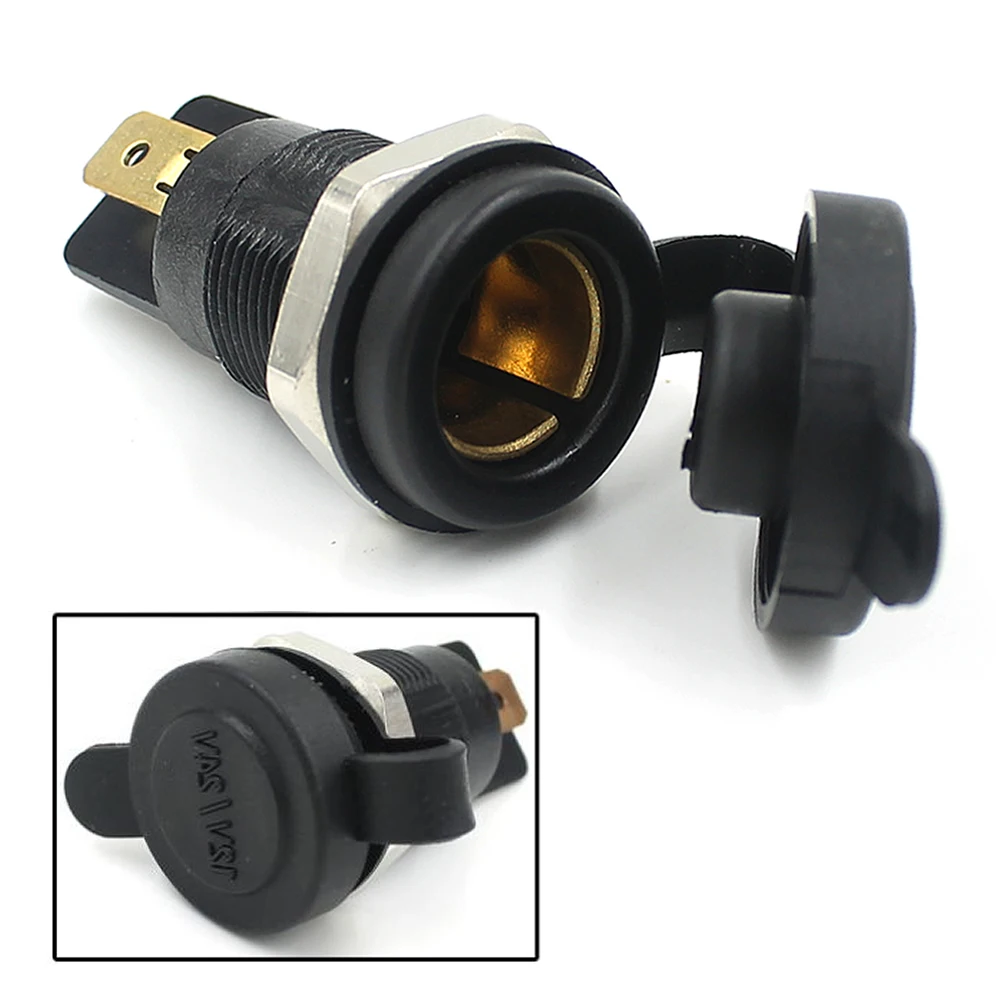 12V 300W Cigarette Lighter Power Socket Plug Outlet Car Motorcycle Motorbike - £11.18 GBP