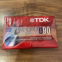 TDK Life On Record Superior Normal Bias D90 Blank Cassette Tape Qty 1 NEW (19) - £3.09 GBP