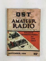 September 1929 QSTAmateurRadio Magazine Radio Amateur RadioTelephony At Low Cost - £7.98 GBP