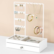 Jewelry Organizer Stand Christmas Birthday Gifts for Women Stud Earrings Bracele - £40.57 GBP