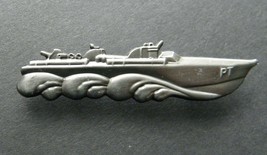 US NAVY USN PT Patrol Torpedo Boat Lapel or Hat Pin Badge 2.5 inches - $6.54