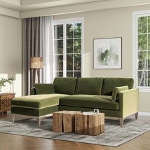 Knox 89&quot; Reversible Chaise Sectional Sofa - £1,216.69 GBP
