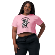 Women’s Crop Top – Country Cow (Bubblegum) - $49.99