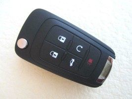 OEM Chevy Malibu Impala Cruze Precut Keyless Entry Remote Flip Key Fob - £35.96 GBP