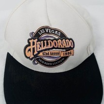 Helldorado Las Vegas Cap Snapback Hat 62nd Annual Sam Boyd Stadium Vintage 1996 - £30.11 GBP