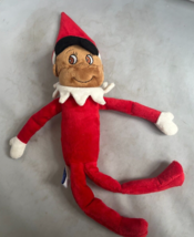 Elf On The Shelf African American 15&quot; Plush Doll Plushee Pals Christmas Euc Soft - £14.96 GBP