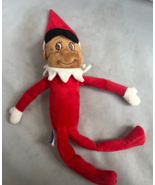 ELF ON THE SHELF African American 15" Plush Doll Plushee Pals Christmas EUC SOFT - $18.76
