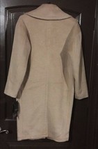 Badgley Mischka Womens Verona Wool blend Coat sz M Nude Camel NEW - £216.52 GBP