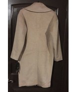 Badgley Mischka Womens Verona Wool blend Coat sz M Nude Camel NEW - $176.64 CAD