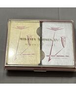 Vintage Redislip Playing card Mid-City Motors Beaumont Texas In Case - $13.47