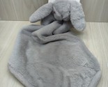 S.L. Home Fashions Baby Security Blanket Gray bunny large 15&quot; So Dreamy ... - £23.45 GBP