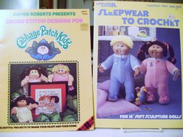 Cabbage Patch Kids Cross Stitch & Sleepwear To Crochet - $8.00
