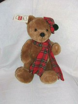 1984 Vintage Dakin Mac Jointed Brown Teddy Bear W/Scarf &amp; Hat Stuffed Animal W/T - £17.25 GBP