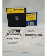 1991 Wizardworks Windows Launcher Floppy Disks And Manuals - €84,12 EUR