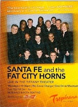 Santa Fe and the Fat City Horns Tropicana Hotel Las Vegas Promo Card - £2.96 GBP