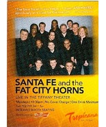 Santa Fe and the Fat City Horns Tropicana Hotel Las Vegas Promo Card - £3.12 GBP