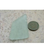Square Shaped RARE Soft AQUA Sea Beach Glass Israel  - £1.99 GBP
