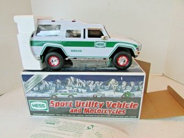 HESS 2004 SPORT UTILITY VEHICLE &amp; MOTORCYCLES EXCELLENT-BOX DAMAGED LotD - £8.95 GBP
