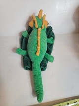 Green Chameleon Hand Puppet Glove Plush Creations Inc lizard pretend play animal - $19.59