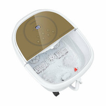 Foot Spa Bath Massager with 3-Angle Shower and Motorized Rollers-Coffee - Color: - $134.99
