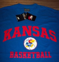 KANSAS UNIVERSITY JAYHAWKS Basketball T-SHIRT MENS SMALL NEW w/ TAG - $370.68 MXN