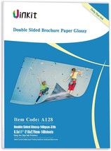 One Hundred Sheets Of Glossy Double-Sided Brochure Paper, Cd Cover Letter. - £25.88 GBP