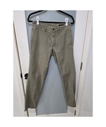 Bonobos Stretch Washed Chino Pants 28x32 Brown Slim Fit Twill EUC Classi... - $706.80 MXN